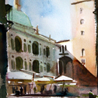 Basilica Palladiana - acquarello