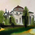 Villa La Rotonda - acquarello